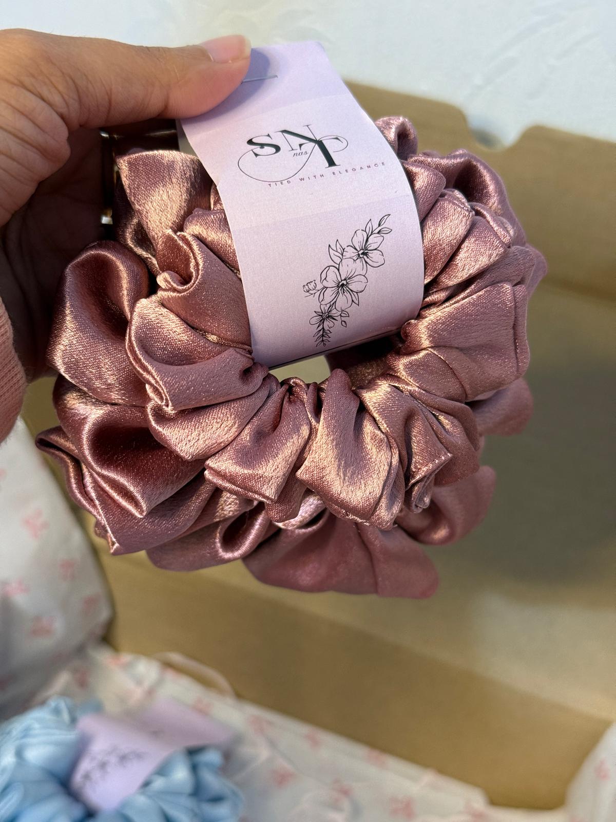 Mom Daughter Duo Bundle - Luxury Handmade Scrunchies
