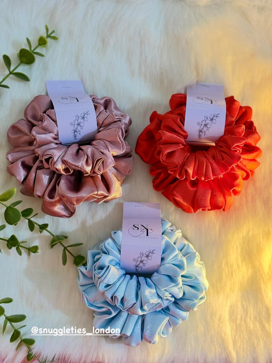 Mom Daughter Duo Bundle - Luxury Handmade Scrunchies